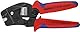 KNIPEX Selbsteinstellende Crimpzange für Aderendhülsen mit Fronteinführung, 0,08-16 mm², Vierkant-Pressung, Aderendhülsenzange, Presszange, 97 53 09