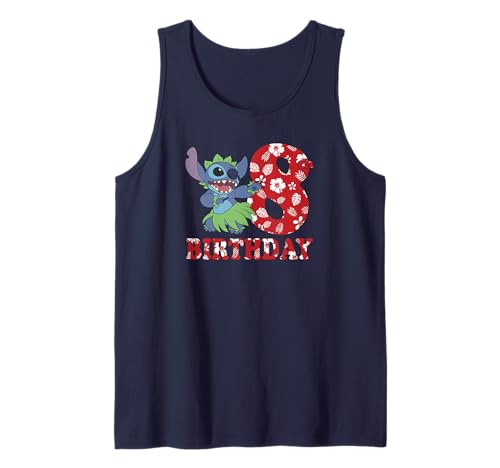 Débardeur Stitch Hula Dancer pour anniversaire 8 ans Disney