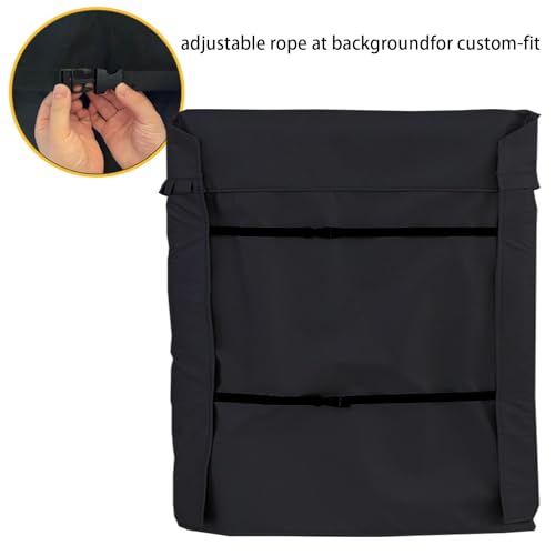 Vibiubo Twin Tub Washing Machine Cover for 13lbs Portable Mini Compact Washer Machine,Waterproof, Sun-Proof, Extend their Service Life, Zipper Design for Easy Use (24"W×17"D×27"H)