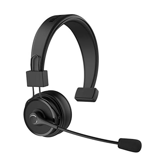 Blue Tiger Elite Ultra Wireless Bluetooth Headset – Trucker and Office Professional Headset - Noise Cancellation Bluetooth 5.0 Headset – 60 Hours Talk Time, 1200 Hours Standby