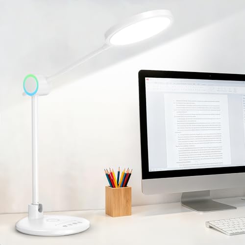 ORITHAM Desk Lamp for Home Office, 800LM Bright Eye-Caring Desk