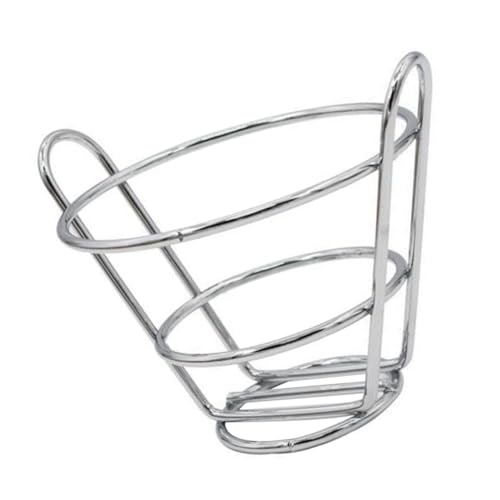 TOYMYTOY フレンチフライラック付き製揚げ物バスケット 軽量ポータブル小型スナック用家用食材プレゼンテーションホルダー