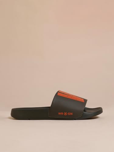 Image of WROGN Men's Anti-slip Sliders | Lightweight EVA Sole | Foam Padded Comfort