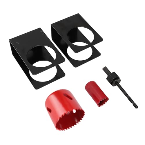Kit para instalar cerraduras en puertas de madera miniatura 7