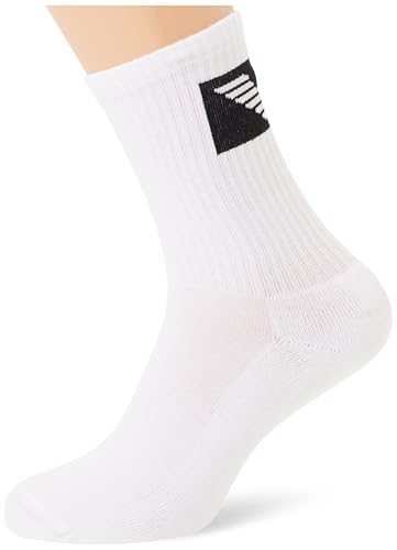 Emporio Armani MAN'S Basic Sponge 3-Pack Socks Short White TU