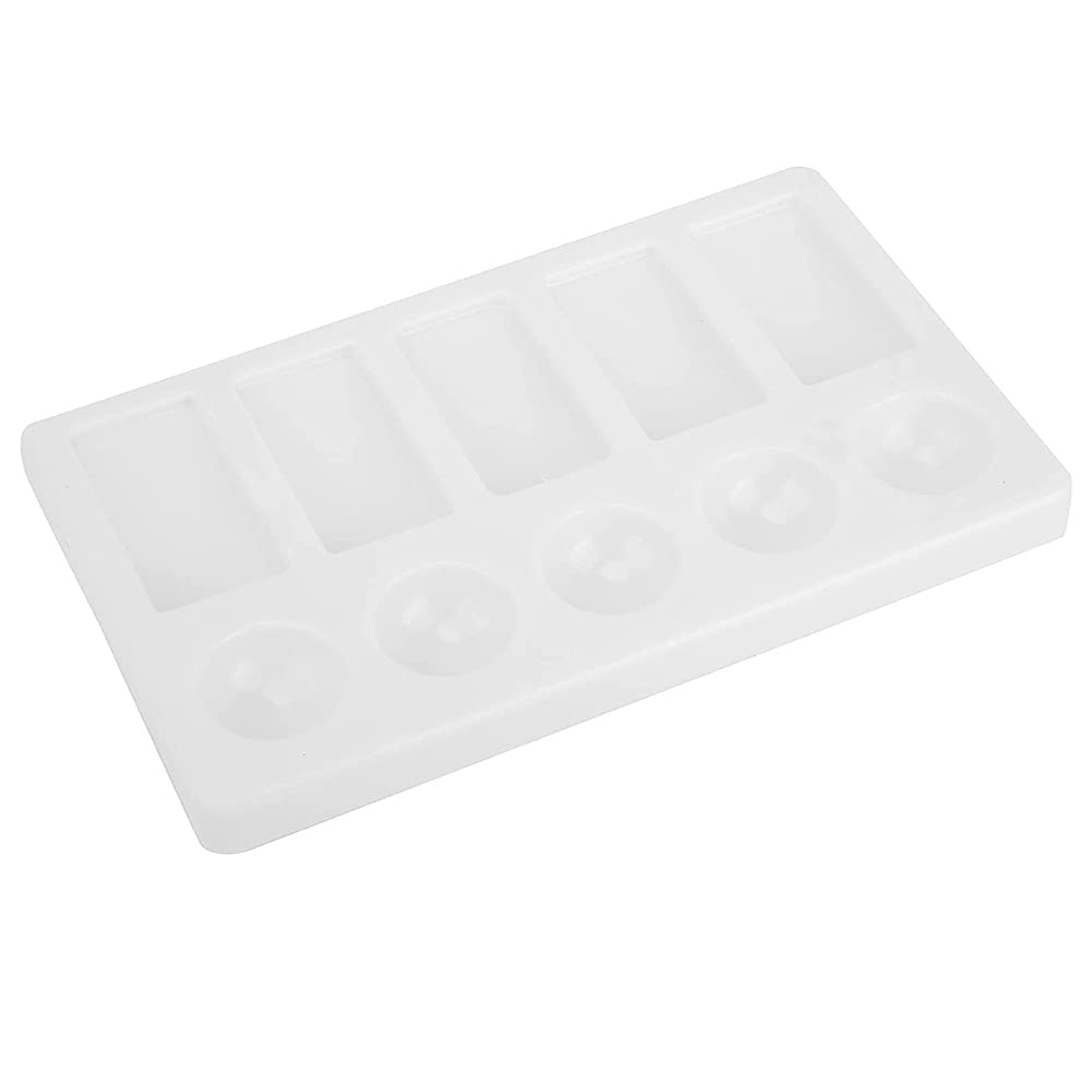 Pudełko z paletą farb, plastikowa pusta paleta z gumową osłoną, odpowiednia dla dzieci dorosły obraz olejny artysta akwarela