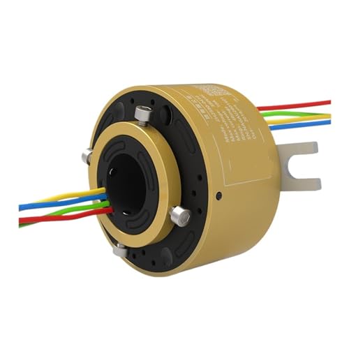 Junta rotativa de 4 cables y 10A con transmisión estable de escobillas de carbón