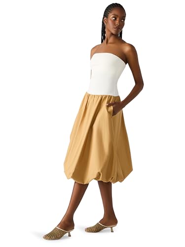 Steve Madden Apparel Oliver Dress, Dusty Taupe, X-Large