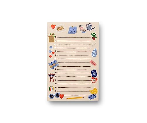 Bloc-notes illustré et autocollants de bureau pour organiser la semaine