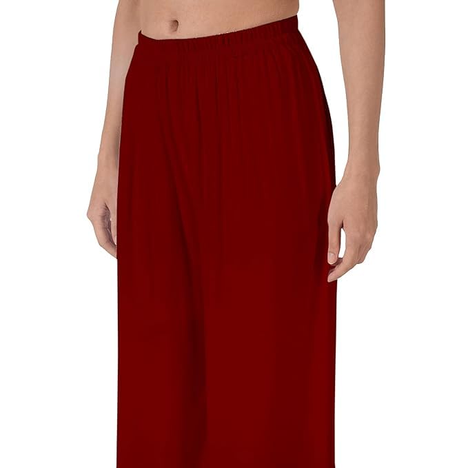 Image of Ultra Soft Premium Rayon Cotton Palazzo for Women and Girls, Regular Size, 15 Colours, Available in L, XL, 2XL, 3XL