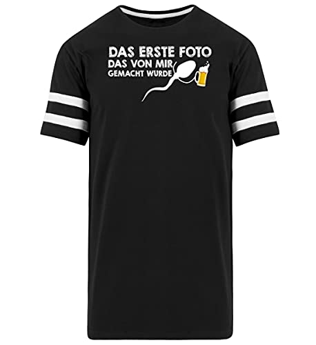 T-Shirt Manches Longues Homme Noir Biertrinker Idéal pour des Soirées Conviviales en Taille XXL