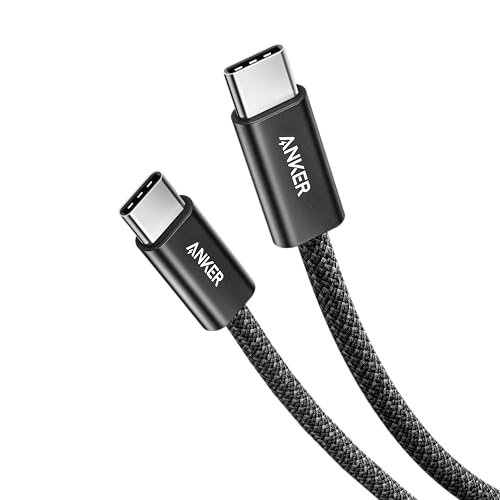 Anker Zolo USB-C & USB-C ケーブル (240W, 高耐久ナイロン) 1.0m ブラック USB PD対応 高耐久ナイロン素材採用 iPhone 16 / 15 / Galaxy iPad Pro MacBook Pro/Air 各種対応