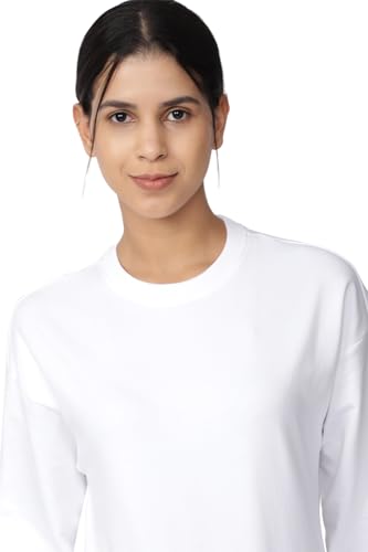 Image of Van Heusen Cotton Women Round Neck Sweatshirt