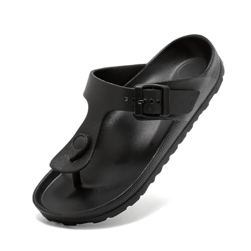 YUHITYGZGS Pantoletten Sandalen für Damen Herren, Sommer Bequem...