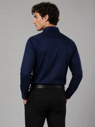Image of Appel Touch Men's Cotton Blend Formal Shirt Full Sleeves