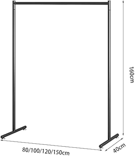 Stojak na ubrania ze stali nierdzewnej, 80 cm, jednobiegunowy wieszak na ubrania do domu i sklepów odzieżowych, elegancki złoty design i oszczędność miejsca