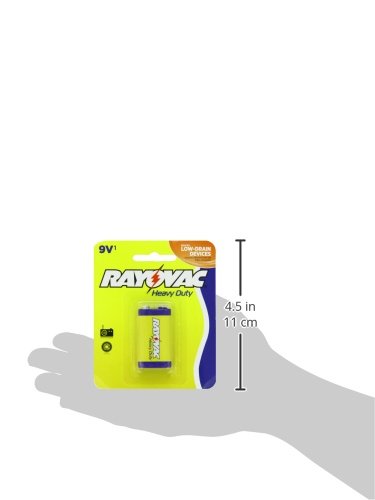 Rayovac Heavy Duty 9V Batteries, D1604-1D, 1-Pack #TOP2