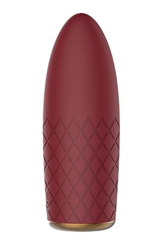 Romance Marly Glamour Glass Remote Vibe Beaded Plug Red Taille Unique