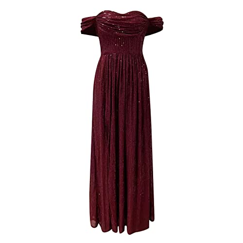 Robe demoiselle d'honneur longue fluide masquant les imperfections
