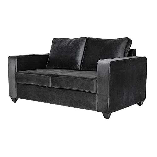Image of Wakefit Sofa Set | 3 Year Warranty | Sofa 4 Seater, 4 Seater Sofa for Living Room, Wooden Sofa Set, Sofa Set 2+1+1 Seater - Napper(Fabric-Velvet : Space Grey)