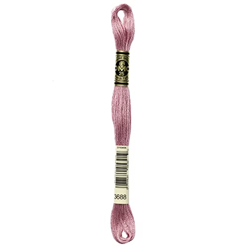 Image of DMC 6-Strand Embroidery Cotton Floss, Medium Mauve