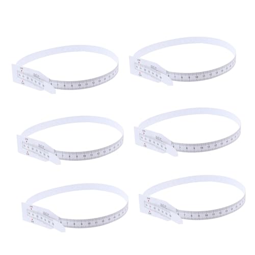 Cinta métrica flexible de plástico blanco 56 cm miniatura 1