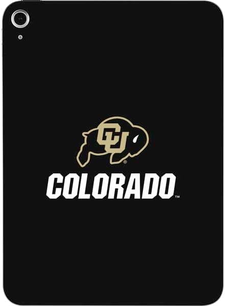 Skinit Decal Tablet Skin Compatible with iPad 11th Gen (2025) - Officially Licensed University of Colorado CU Collegiate Text Design