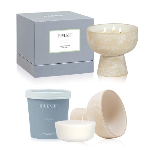BLUEME-Renew-Ivy-Rose-3-Wick-Bundle-Candle-Wax-Refill BLUEME Renew Ivy Rose 3 Wick Bundle Candle Wax Refill