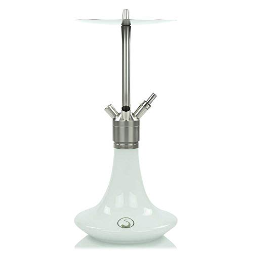 Steamulation Shisha Wasserpfeife Classic Platinum White