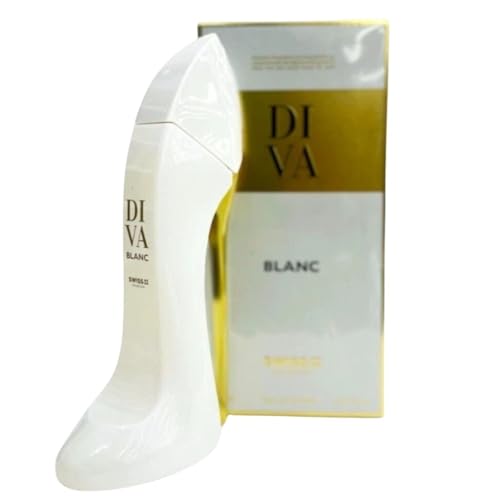 Image of Diva Blanc & Diva Red Spray Perfume Set, 100 ml / 3.4 fl oz Each | Long-Lasting Fragrances | Eau de Parfum | Pack of 2
