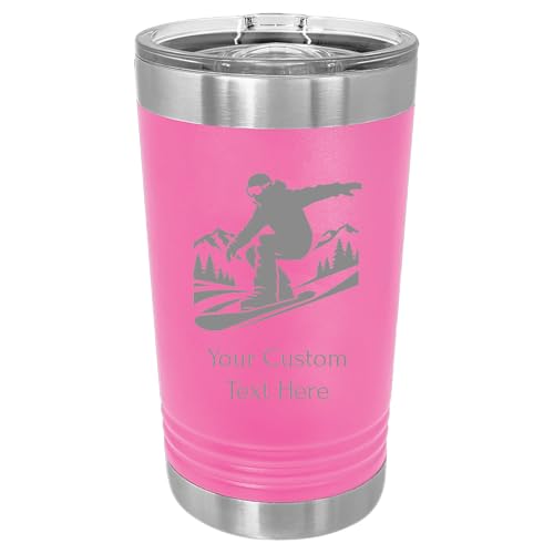 Personalized Sports Snowboarding Insulated 16-Ounce Beer
