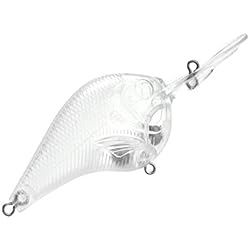 Señuelos De Pesca Para Pintar Señuelos de Pesca sin Pintar, Kit De Señuelos Duros En Blanco, 10 Piezas Crankbait Sin Pintar DIY Señuelos De Pesca Incoloros Cebo Embrionario Wobblers para Lubina De Agua Dulce para Pesca o Pesca