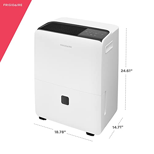Frigidaire Ffad6022W1 Dehumidifier, High Humidity 60 Pint Capacity Dehumidifier With A Easy-To-Clean Washable Filter And Custom Humidity Control For Maximized Comfort, In White #TOP1