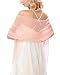 Soft Chiffon Bridal Evening Long Scarves in Solid for Women Light Pink KK229