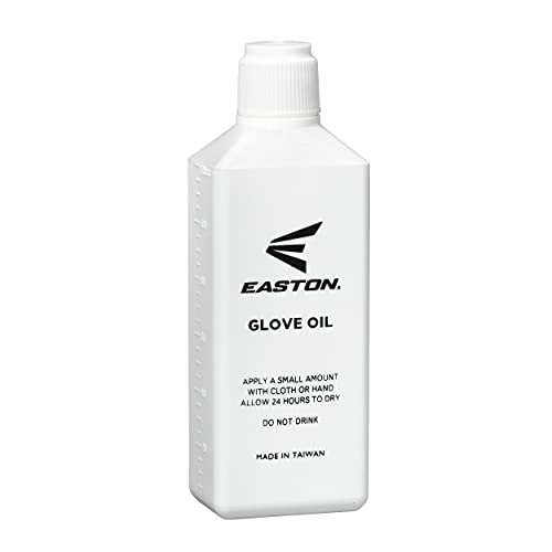 EASTON PROFESSIONAL Baseball and Softball Glove Oil, Specifically Designed To Speed Up Break-In Time Of Any New Baseball Glove and Softball Glove, Easy to Use Bottle, 1 Bottle