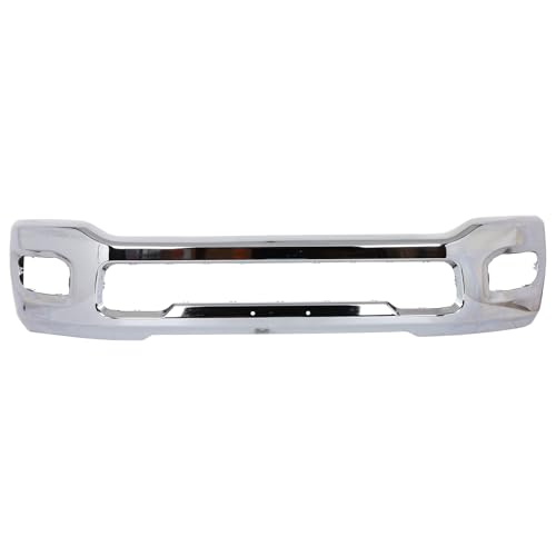 SCITOO Front Bumper fit for 2019 2020 2021 2022 2023 for Ram 2500,2019 2020 2021 2022 2023 for Ram 3500, Chrome 6QB391Z0AB