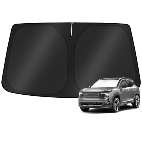 Image of KUST Windshield Sun Shade for Nissan Kicks 2025 2026 Custom Fit Sunshade Accessories Foldable Sun Protector Block UV Rays Keep Car Cooler