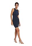 Komplett blickdicht Wolford Damen Aurora Monogram Dress egytian Blue/Black L