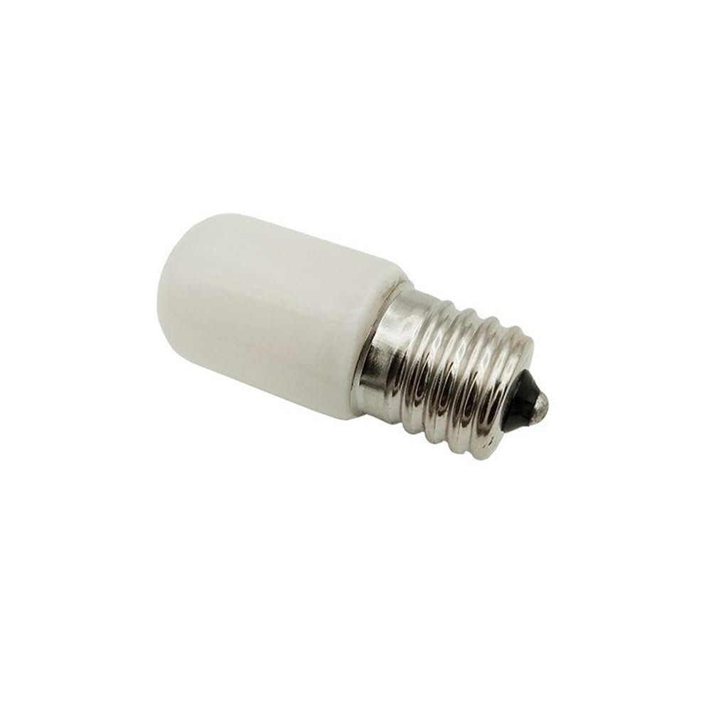 1fortunate lights, Paquete de 50 bombillas LED for frigorífico, CA 220 V, 0,7/1,5/3 W, T20D, E12/E14/E17, cubierta de vidrio lechoso(6500K Cool White,E14 2.5W)
