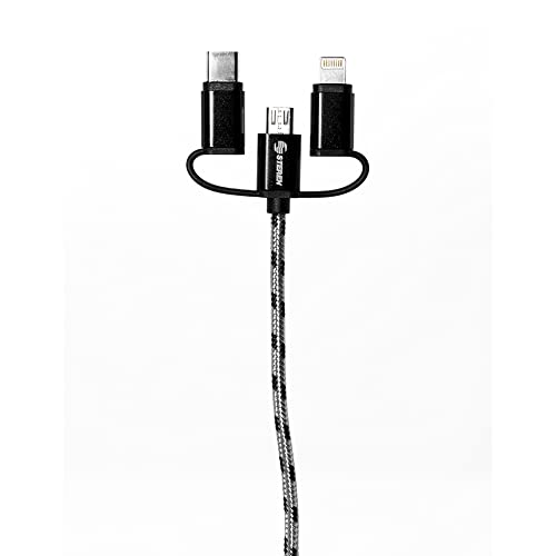 Periféricos, Personal Computer CABLE USB 3 EN 1 lightning, tipo C y micro USB Steren USB-399