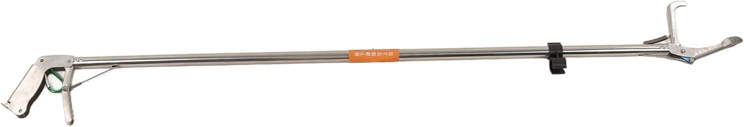 Pinza per Serpenti Pieghevole e Autobloccante in Acciaio Inossidabile, Strumento di Presa per Rettili, Portatile con Elevata Tenacità, Lunga
