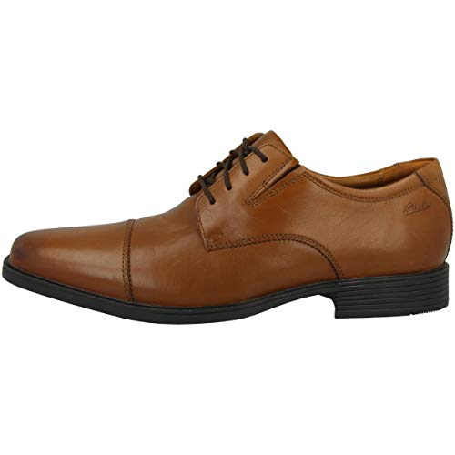 Image of Clarks Men's Tilden Cap Leather Formal Shoes