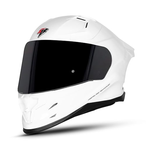 Image of Steelbird SBH 61 SXE Pinlock ISI and Dot Certified Full Face Helmet for Men and with Inner Silver Sunshield