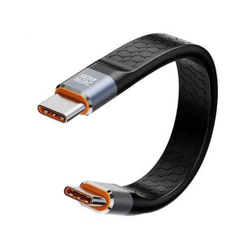 Cable USB C a USB C corto 13 cm 240 W Pd, Usb4 40 Gbps con salida...