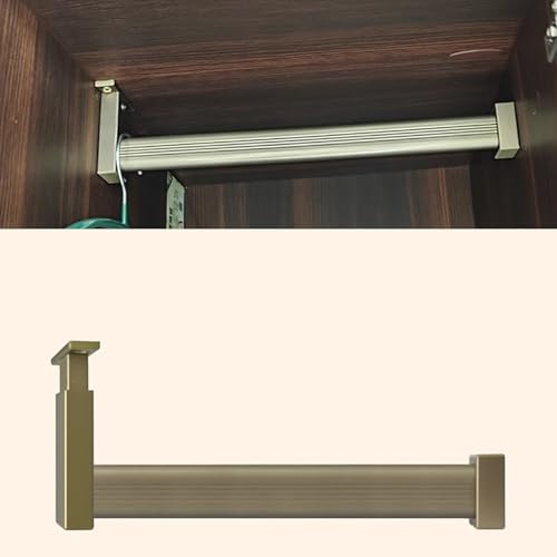 Support de placard mural en forme de L de 75 cm pour armoire surchargée - 2