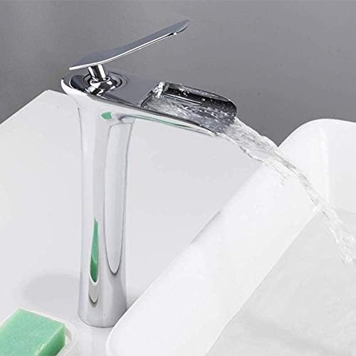 Robinet d'évier cascade mitigeur de salle de bain monté sur le pont Y10532