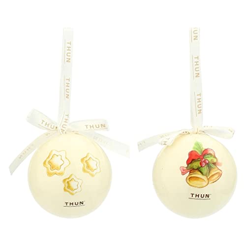 THUN ® - Set 4 Palline Natale Bianche