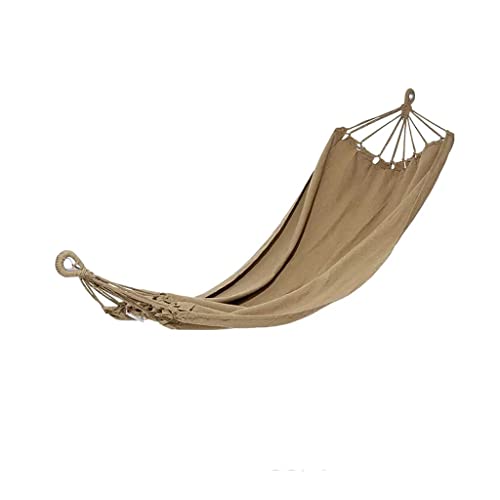 Hamac extérieur portable XMING marron 200x100cm pour camping - 2