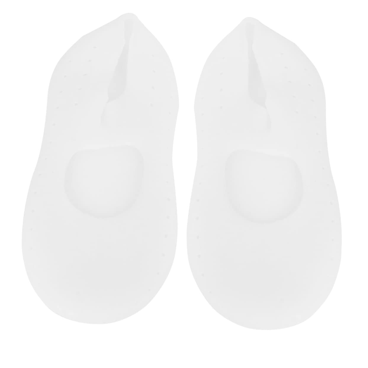 Outanaya 1Pair Boat Socks Elastic Breathable Hole Socks for Men Women for Beach Use Lightweight and Durable Design White