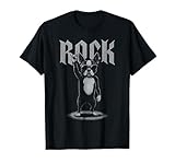 boston terrier rock music retro vintage amante dei cani maglietta